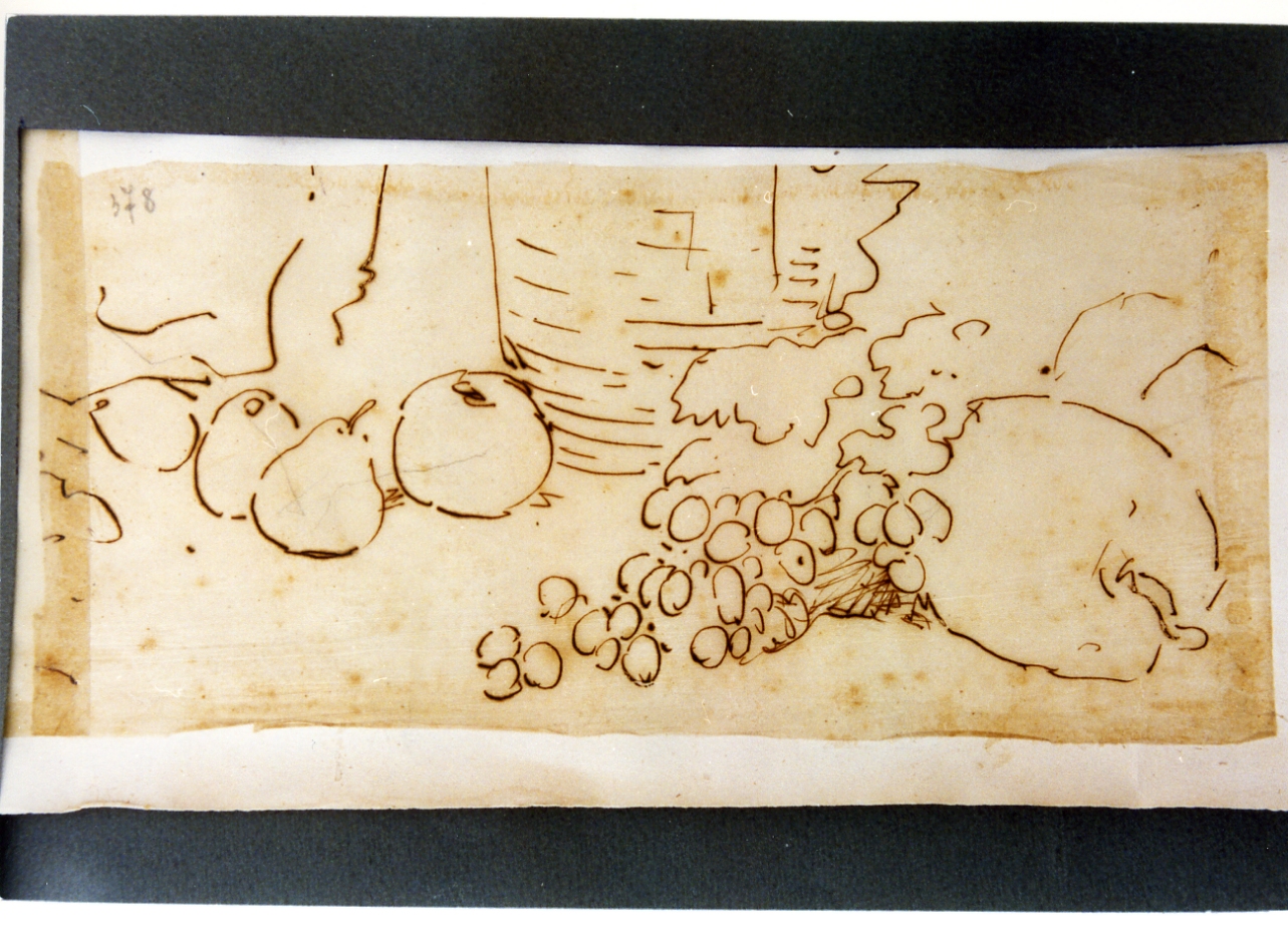 studio di natura morta (disegno) di Carelli Consalvo (sec. XIX)