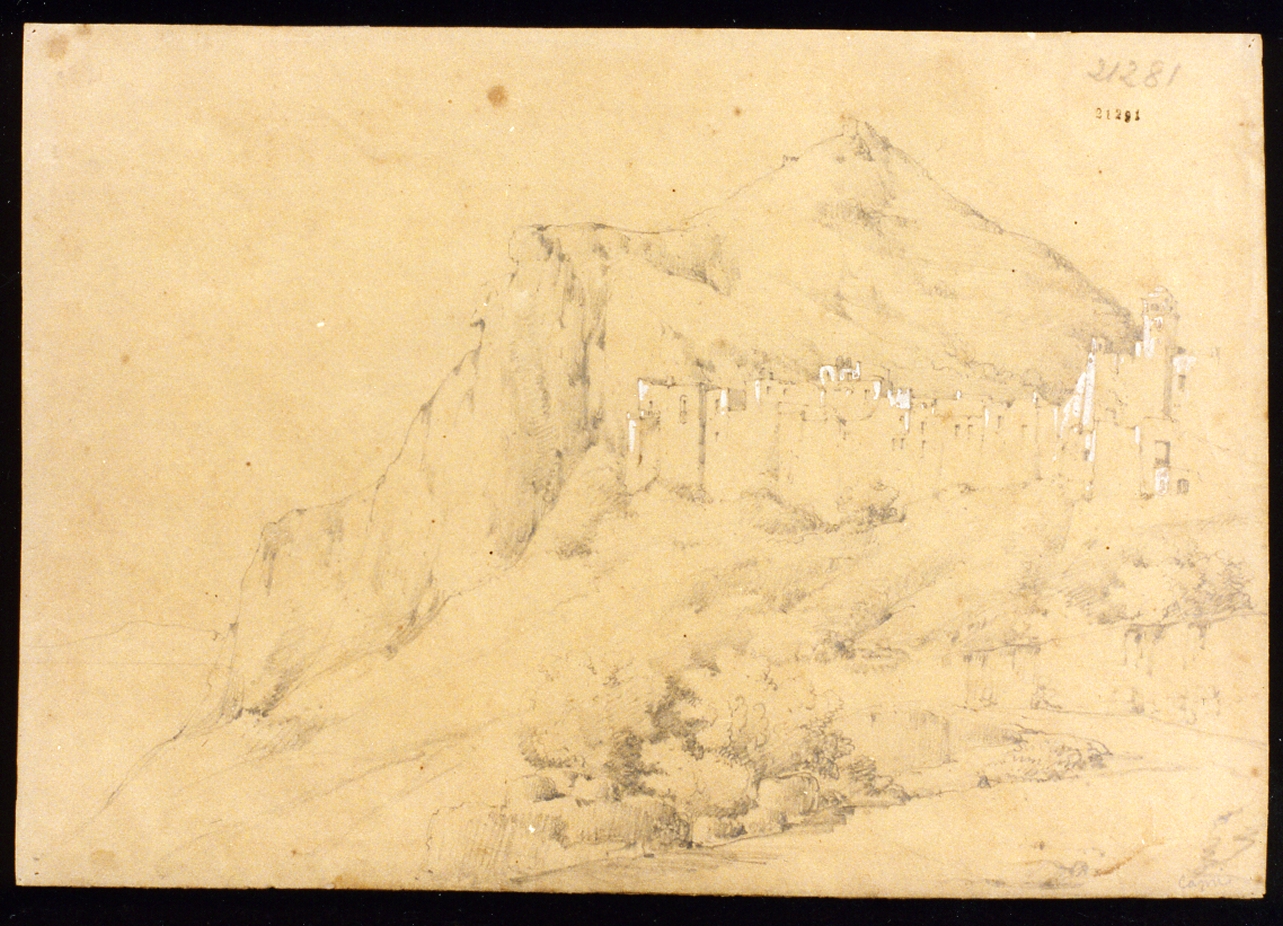 studio di Capri (disegno) di Carelli Consalvo (metà sec. XIX)