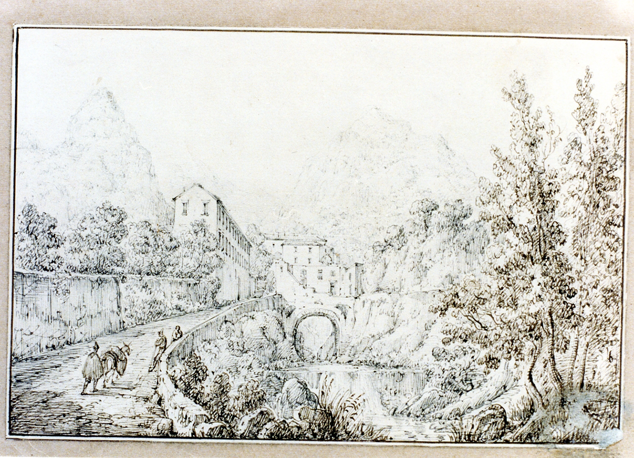 paesaggio (disegno) di Senape Antonio (inizio sec. XIX)