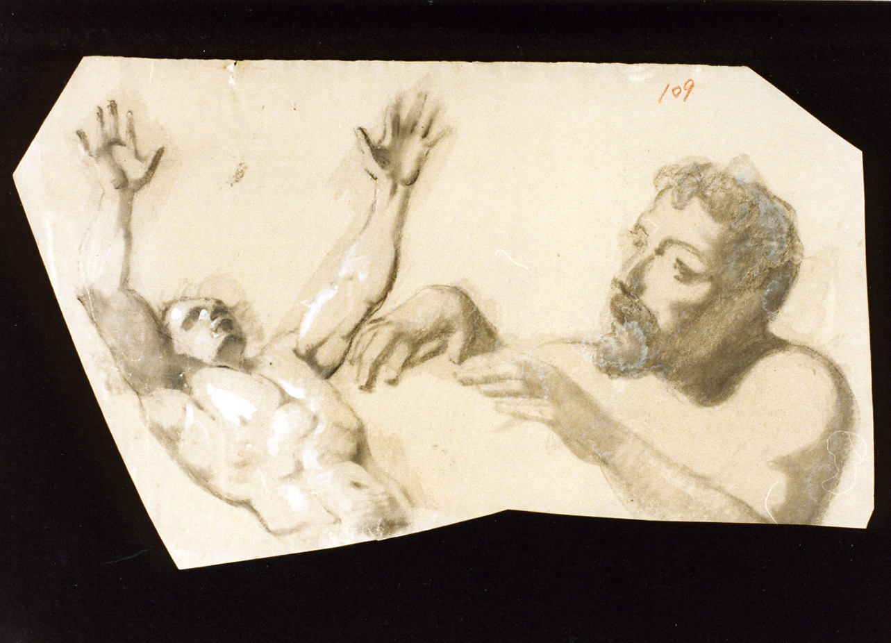 allegoria del sacrificio della croce (disegno) di De Vivo Tommaso (sec. XIX)