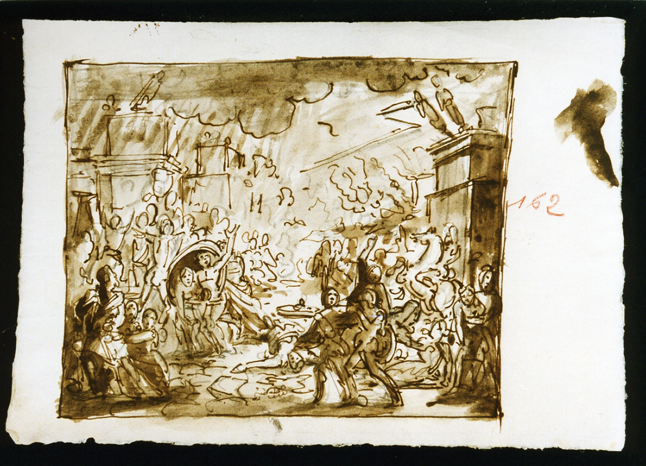 scena drammatica (disegno) di De Vivo Tommaso (sec. XIX)