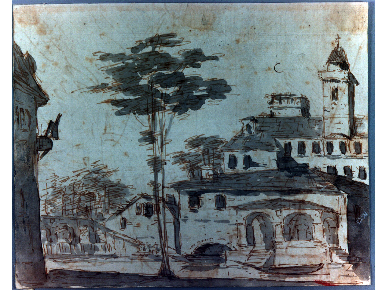 esterno (disegno, elemento d'insieme) di Niccolini Antonio (sec. XIX)