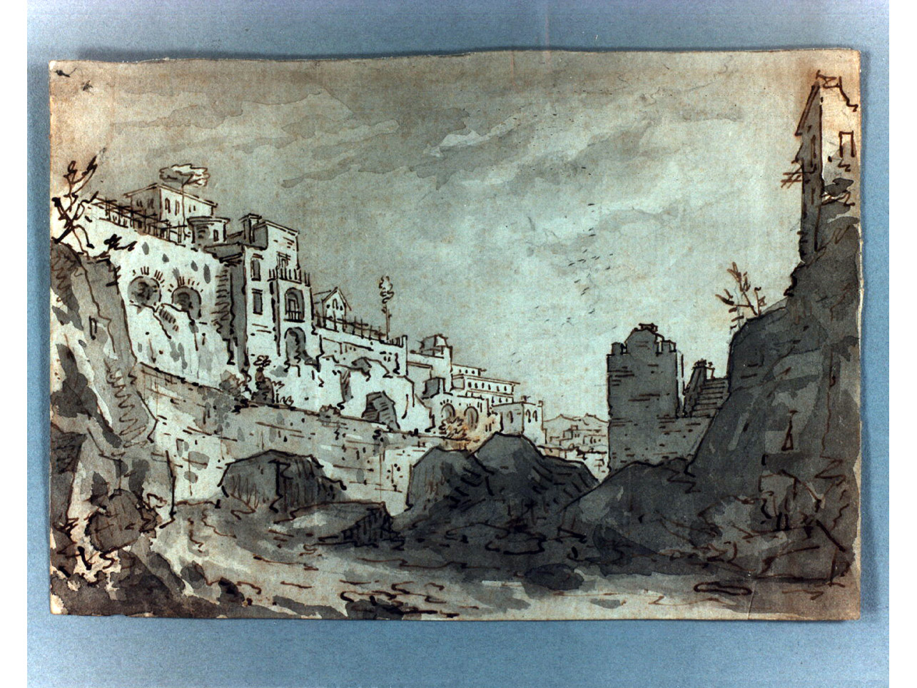 veduta (disegno) di Niccolini Antonio (sec. XIX)