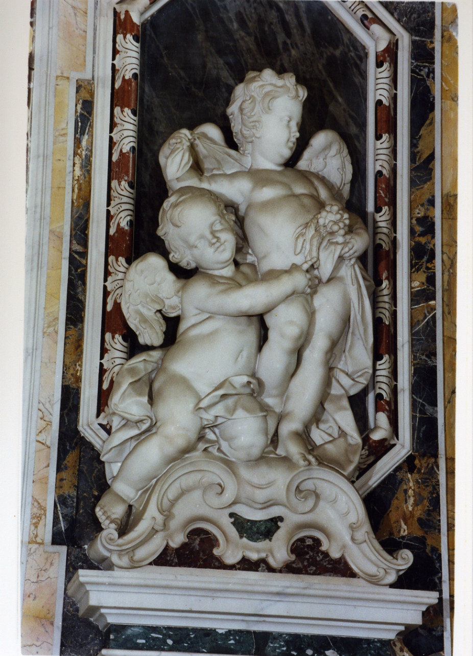 putti (gruppo scultoreo) di Sanmartino Giuseppe (sec. XVIII)
