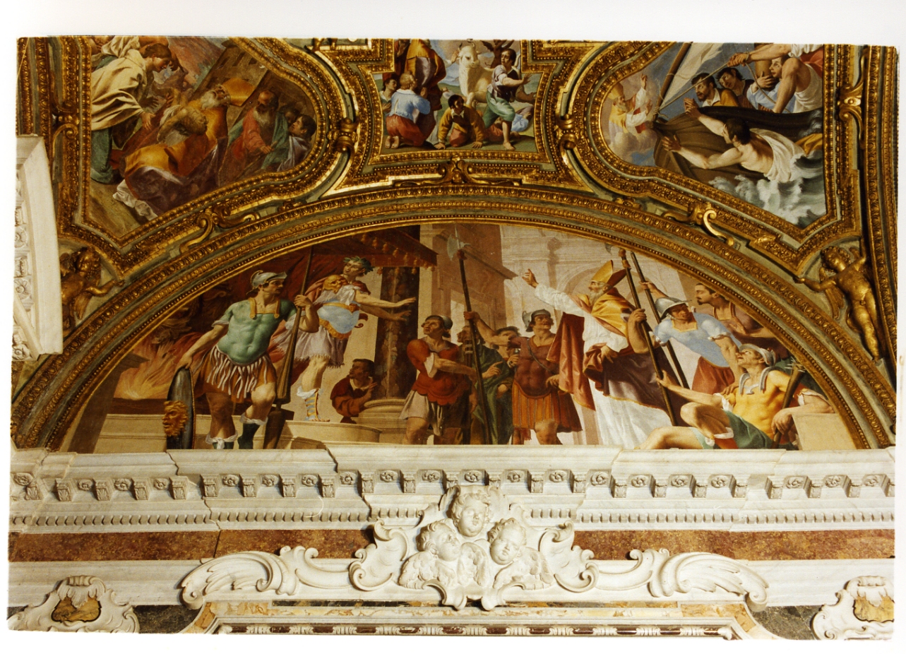 apparizione di San Martino (dipinto) di Finoglio Paolo Domenico (sec. XVII)