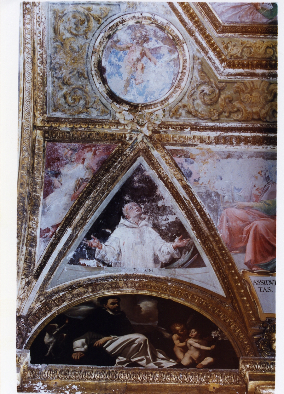monaco certosino che allude al martirio (dipinto) di Corenzio Belisario (sec. XVII)