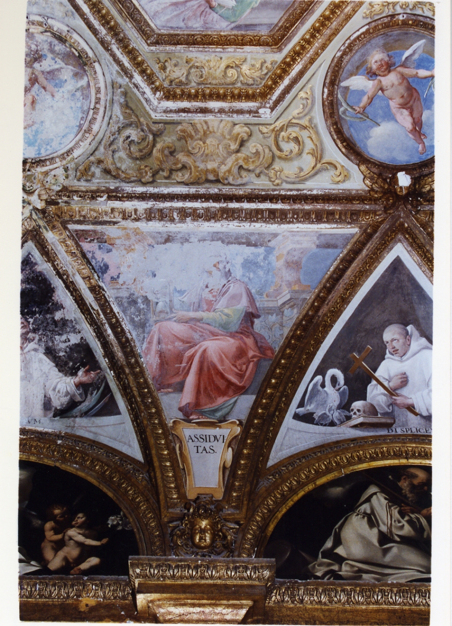 allegoria della assiduità (dipinto) di Corenzio Belisario (sec. XVII)