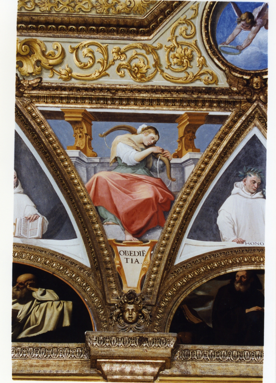 allegoria dell'obbedienza (dipinto) di Corenzio Belisario (sec. XVII)