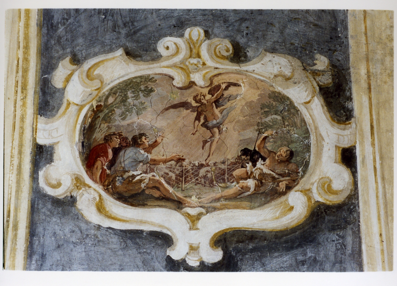 annuncio ai pastori (dipinto) di Gargiulo Domenico detto Micco Spadaro (sec. XVII)
