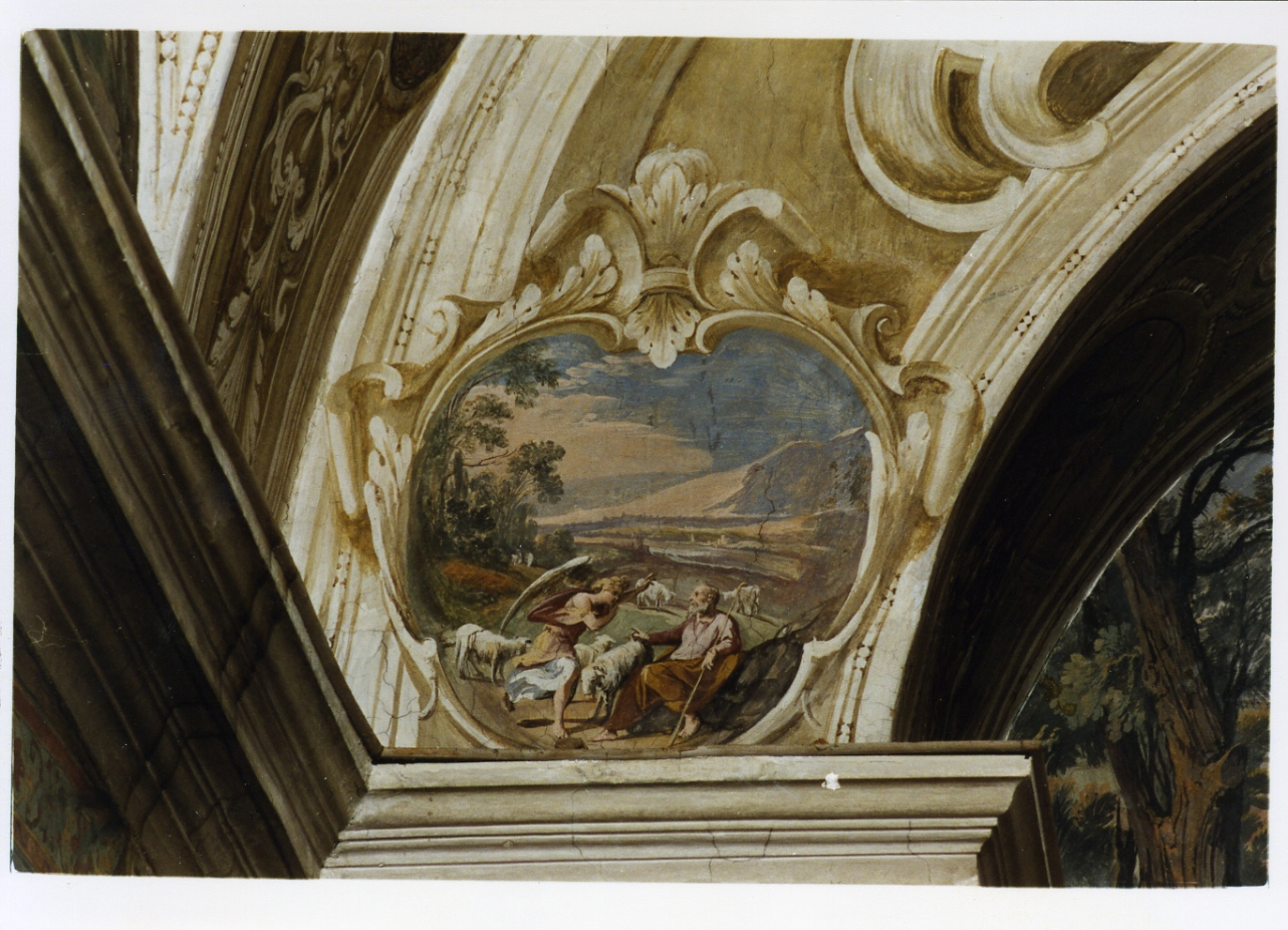 Abramo e l'angelo (dipinto) di Gargiulo Domenico detto Micco Spadaro (sec. XVII)