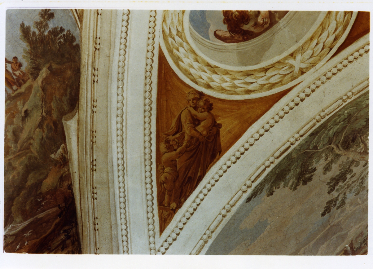 figura allegorica femminile (dipinto) - ambito napoletano (sec. XVII)