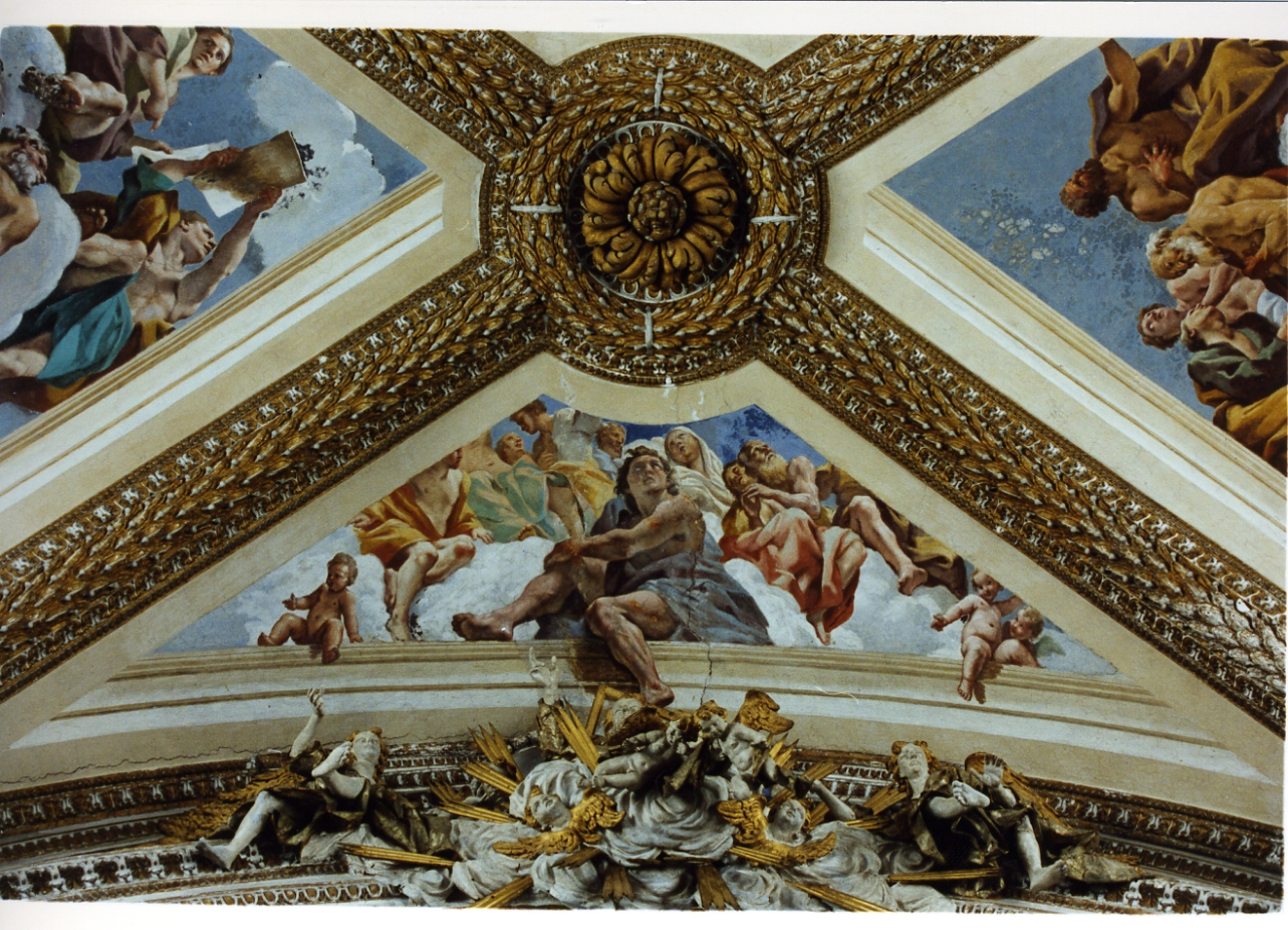 Abele e i primi parenti (dipinto) di Lanfranco Giovanni (sec. XVII)