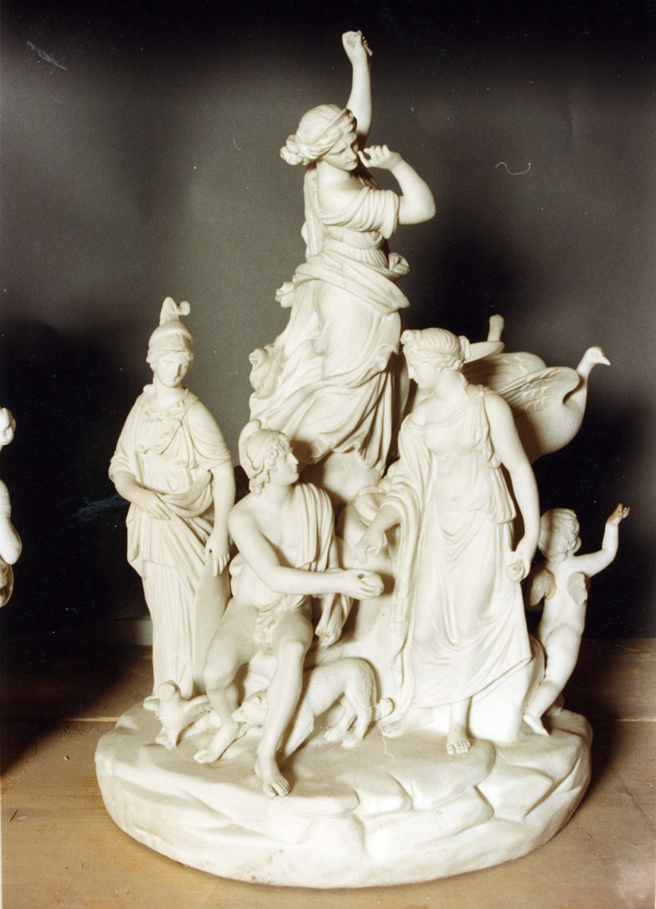 Giudizio di Paride (gruppo scultoreo) - Real Fabbrica di Napoli (secc. XVIII/ XIX)
