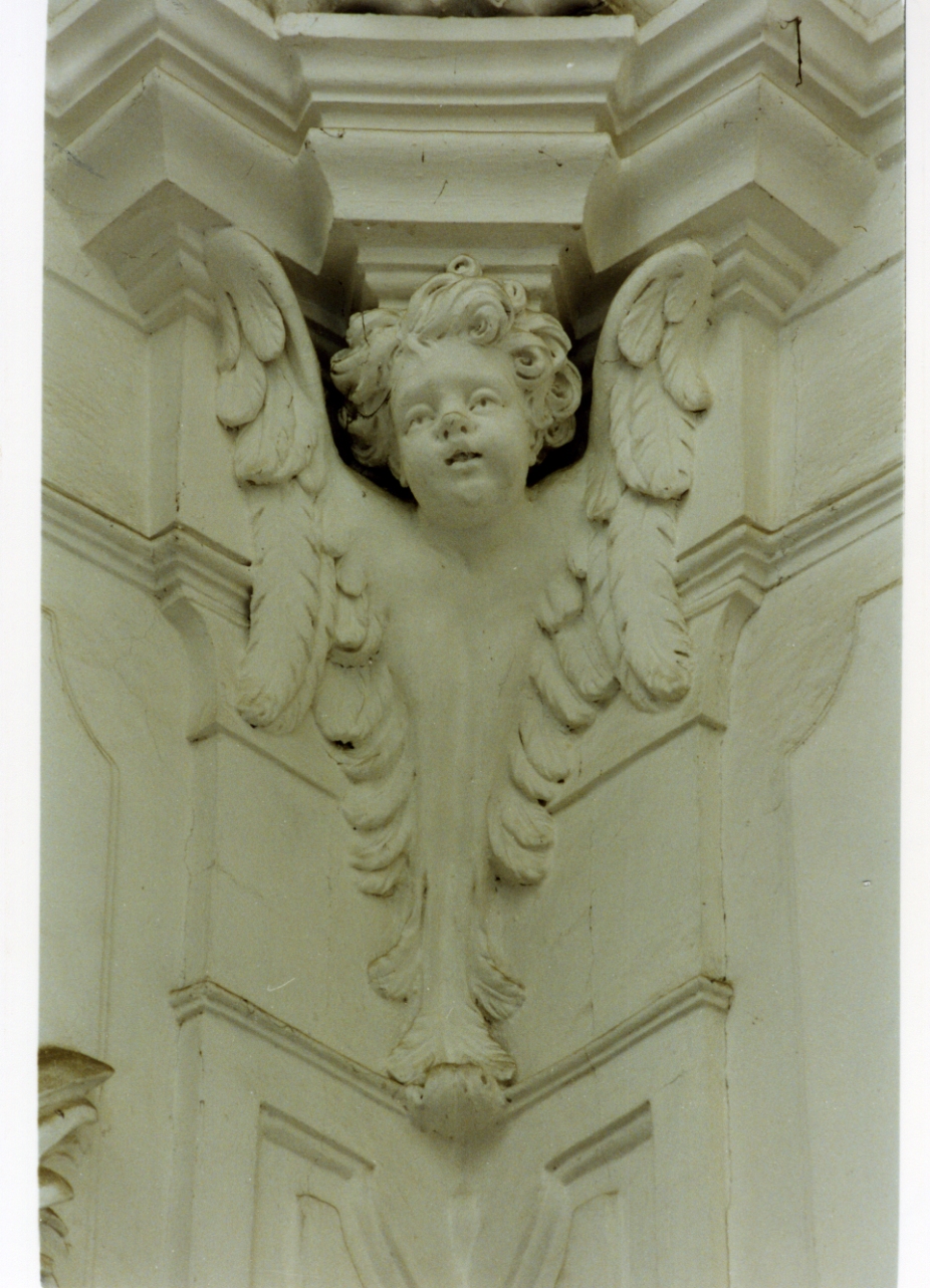 cherubino (decorazione plastica, serie) di Vaccaro Domenico Antonio (sec. XVIII)