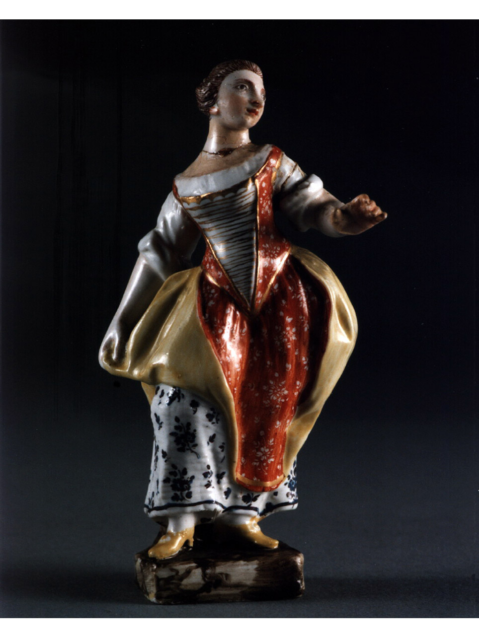 figura femminile (statuetta) - manifattura Richard-Ginori (sec. XVIII)
