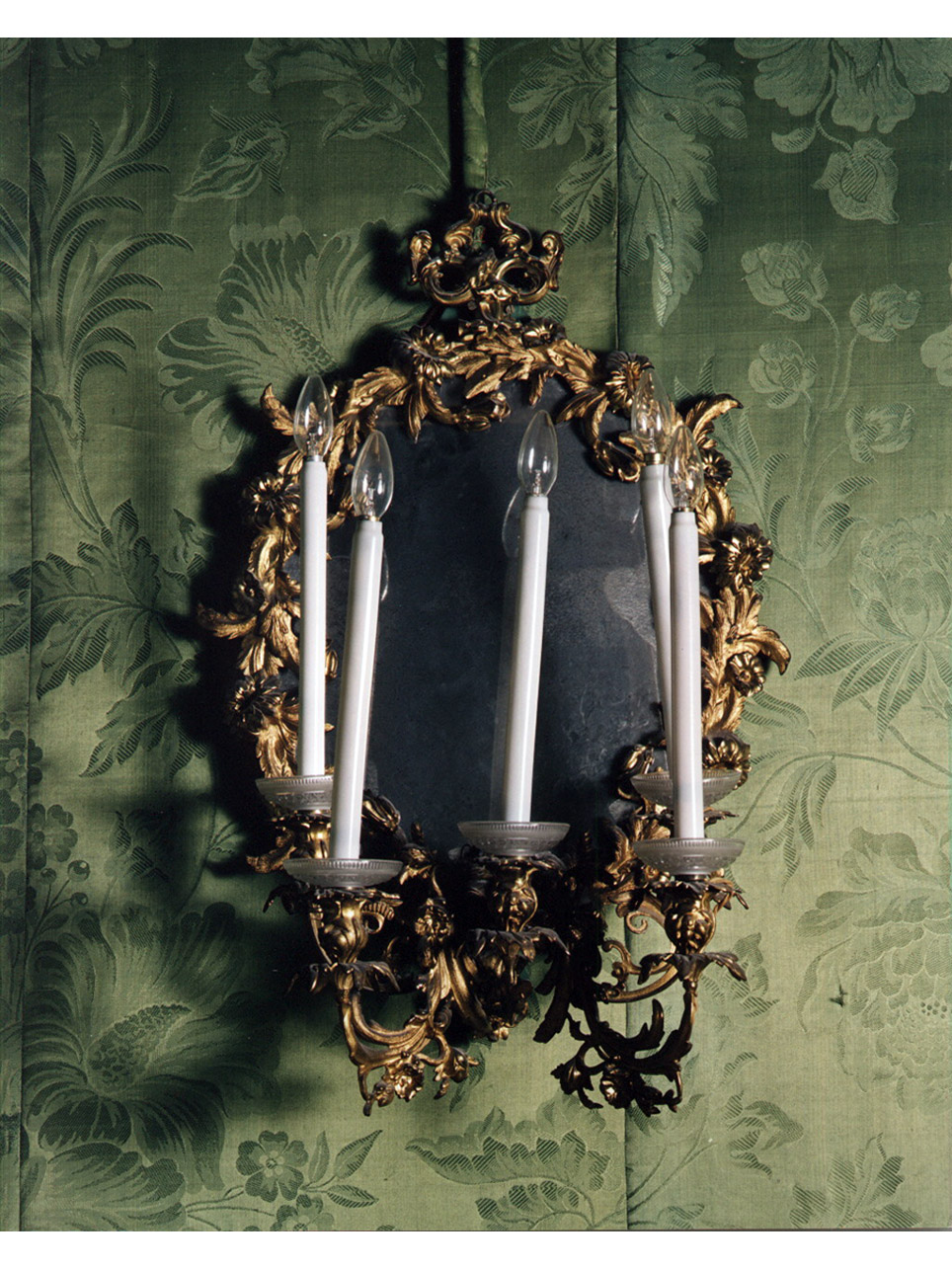 motivi decorativi vegetali (candeliere da parete) - bottega francese (seconda metà sec. XIX)