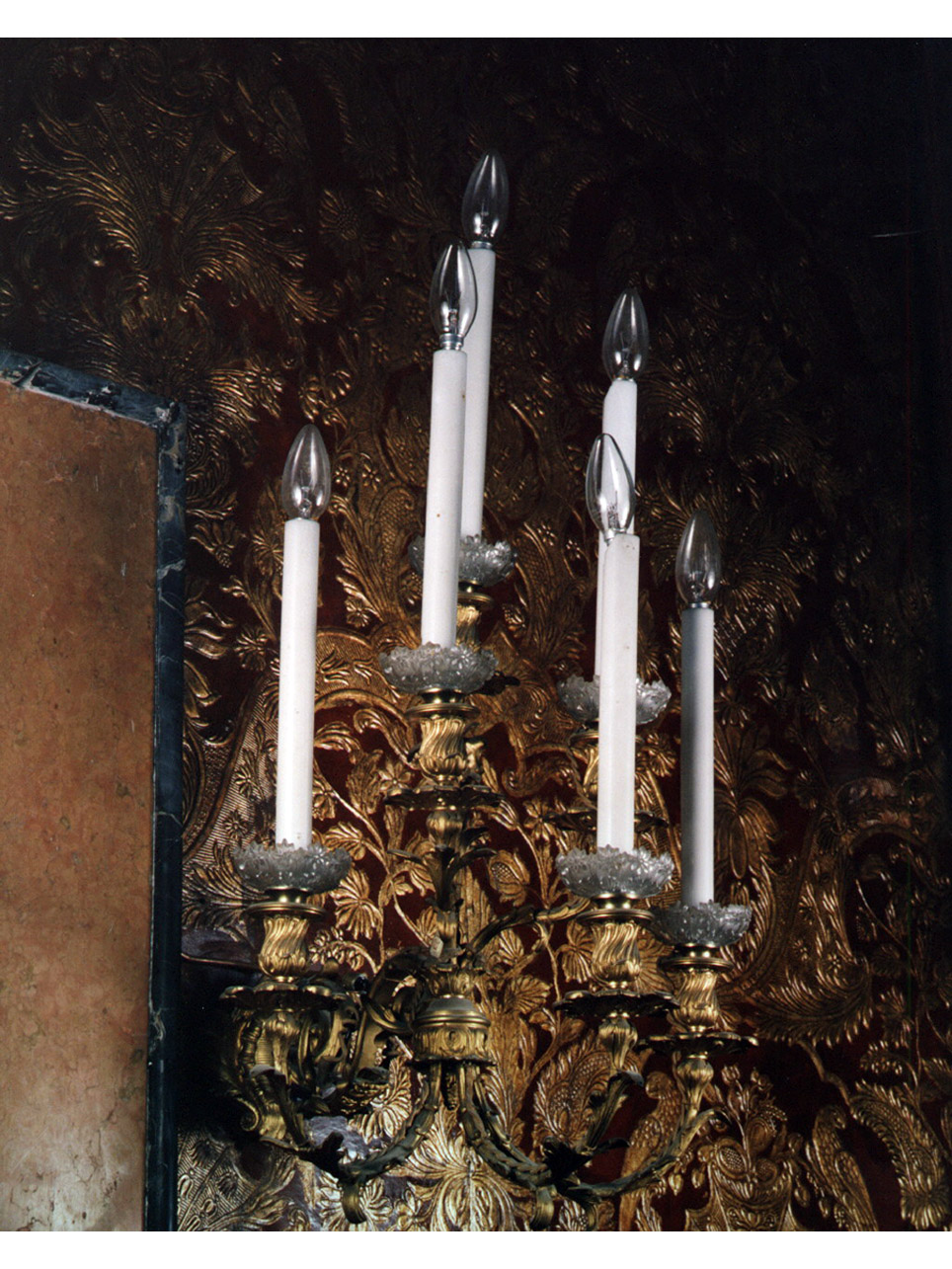 motivi decorativi vegetali (candeliere da parete, serie) - bottega francese (seconda metà sec. XIX)