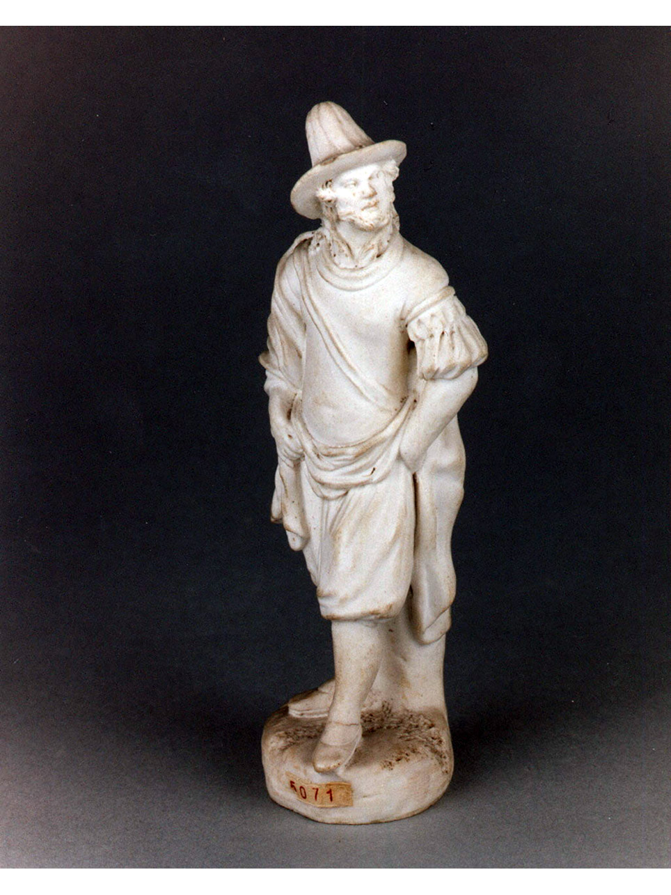 figura maschile (statuetta) - Real Fabbrica di Napoli (secc. XVIII/ XIX)