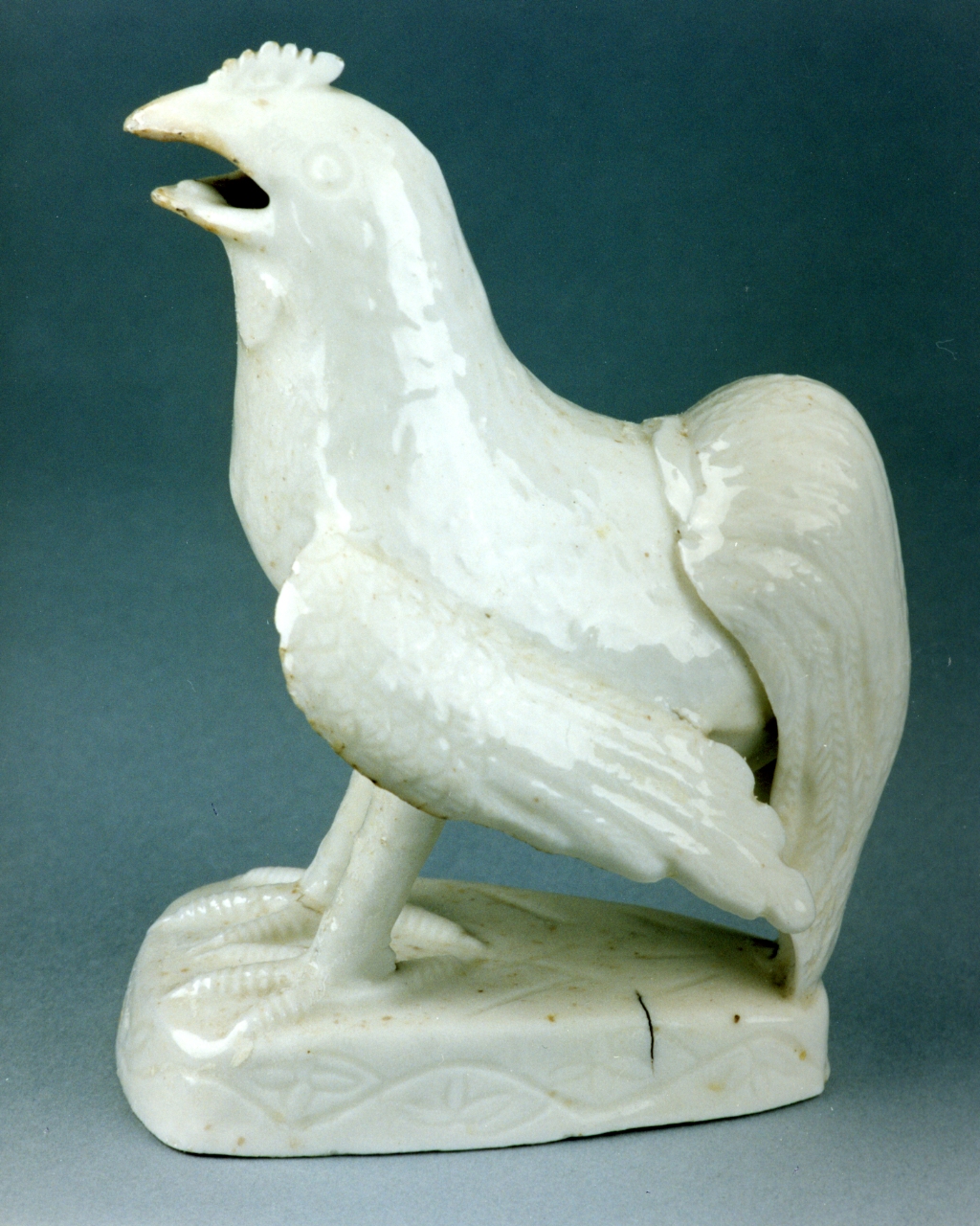 gallo (soprammobile) - manifattura di Dehua (sec. XVIII)