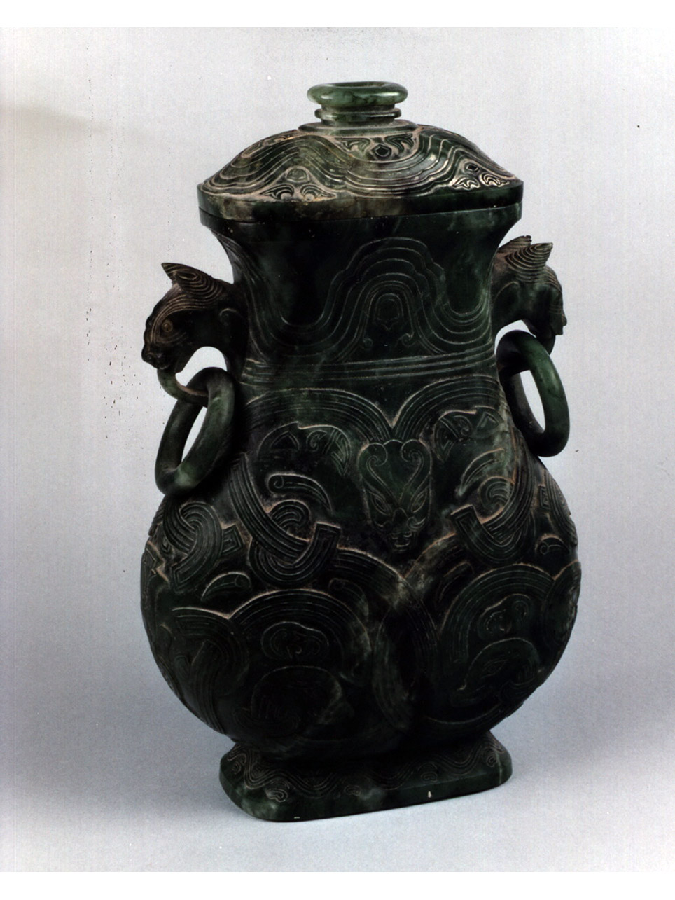 motivi decorativi vegetali e animali (vaso) - manifattura cinese (sec. XVIII)