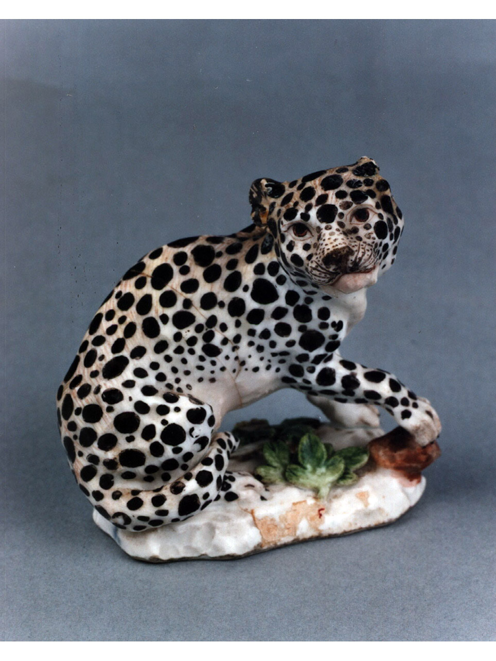 leopardo (statuetta) - manifattura di Meissen (sec. XVIII)