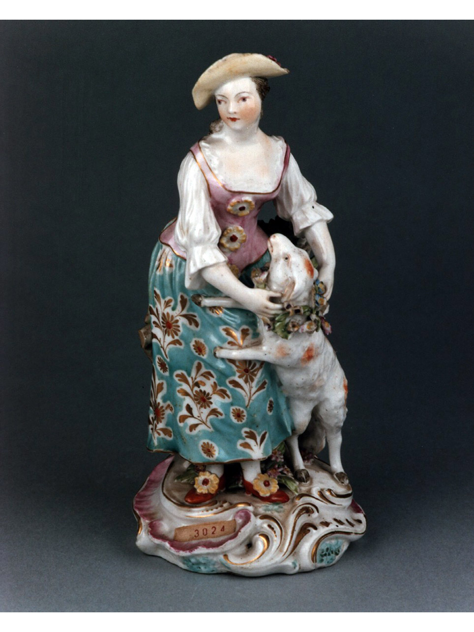 figura femminile (statuetta) - manifattura inglese (sec. XVIII)