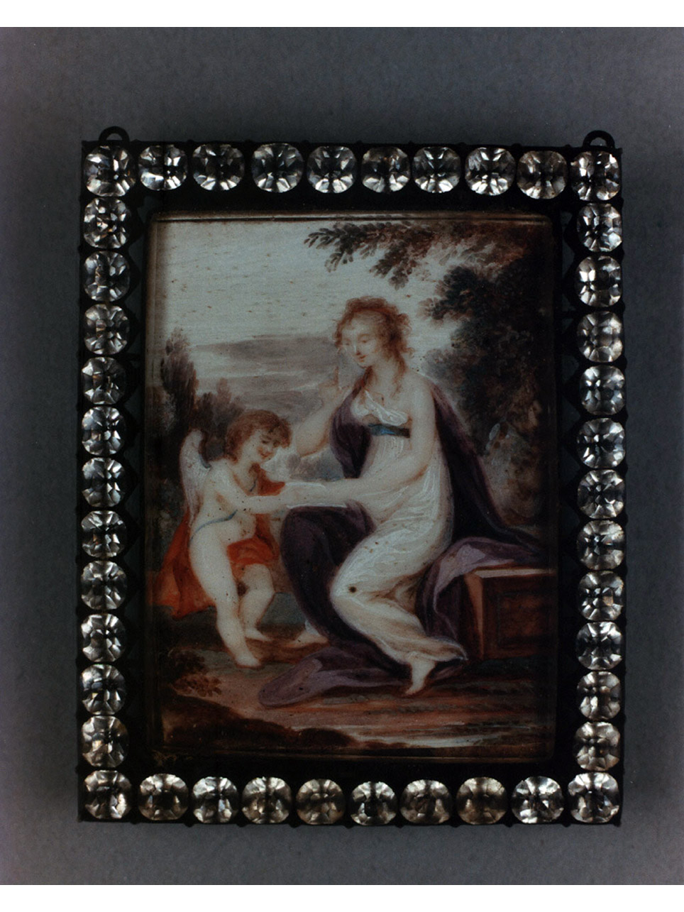 Venere e Cupido (medaglione) - bottega francese (metà sec. XVIII)