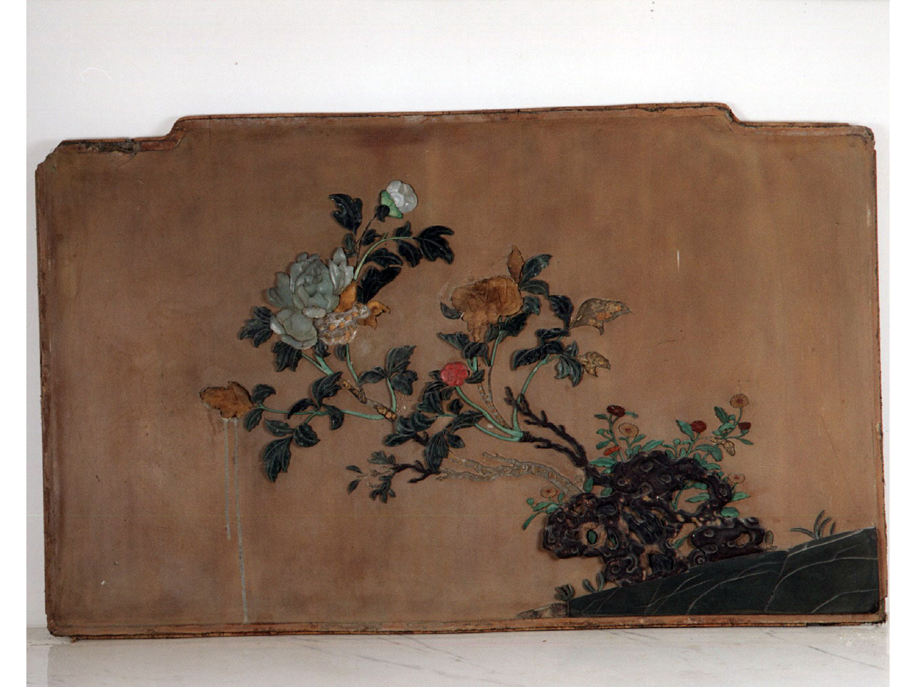 motivi decorativi vegetali (pannello) - manifattura cinese (sec. XVIII)