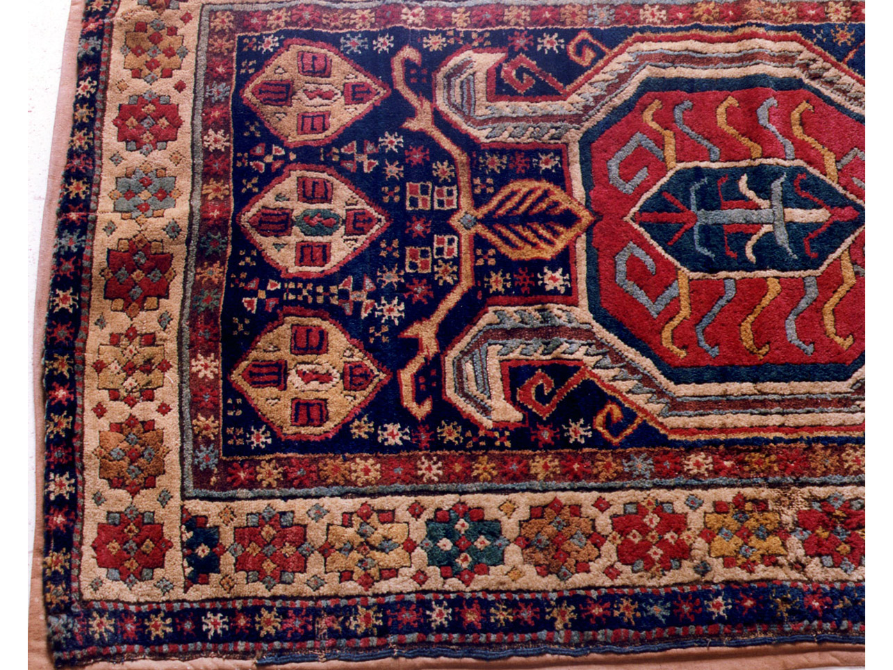 motivi decorativi geometrici (tappeto) - manifattura russa (sec. XIX)