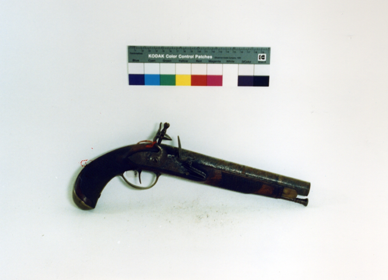 pistola, serie - bottega napoletana (secc. XVIII/ XIX)