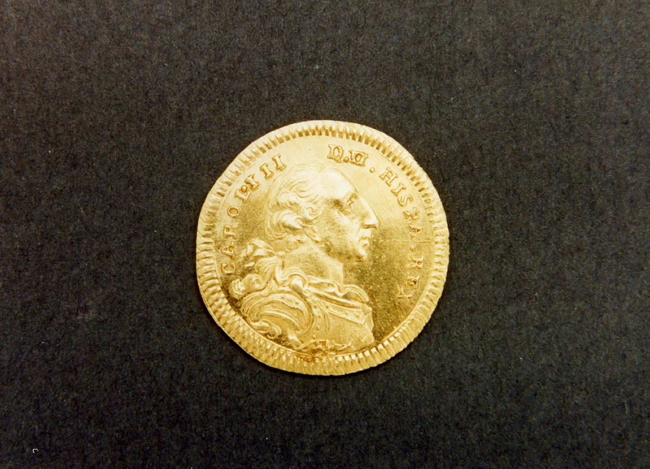 ritratto d'uomo (medaglia) - bottega napoletana (sec. XVIII)