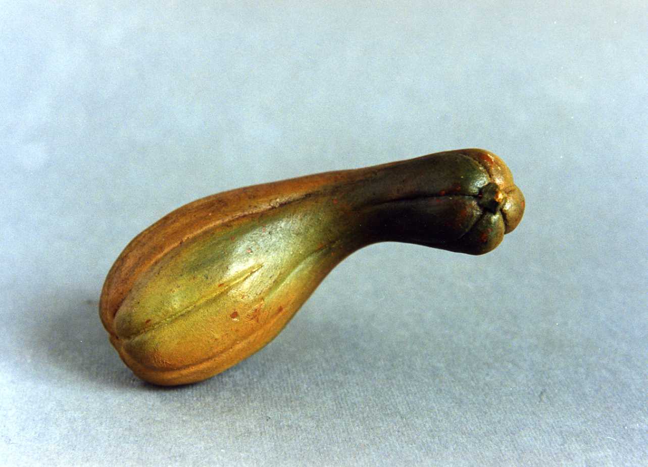 zucca lunga (scultura miniaturistica) - bottega napoletana (secc. XVIII/ XIX)