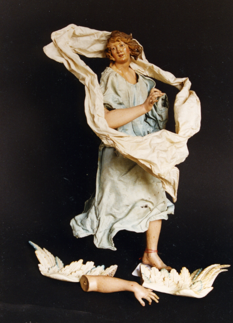 angelo (statuetta di presepio) di Sammartino Giuseppe (seconda metà sec. XVIII)