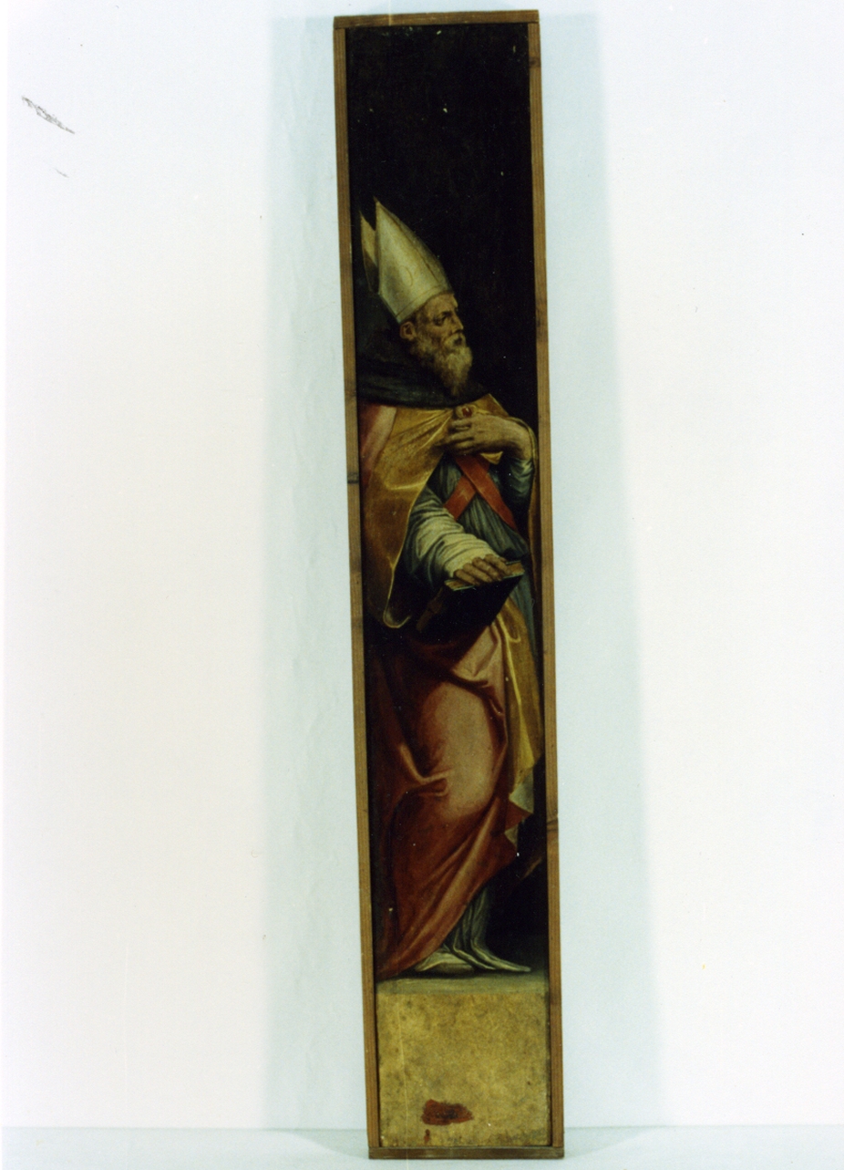 Santo vescovo (dipinto) di Vasari Giorgio (sec. XVI)
