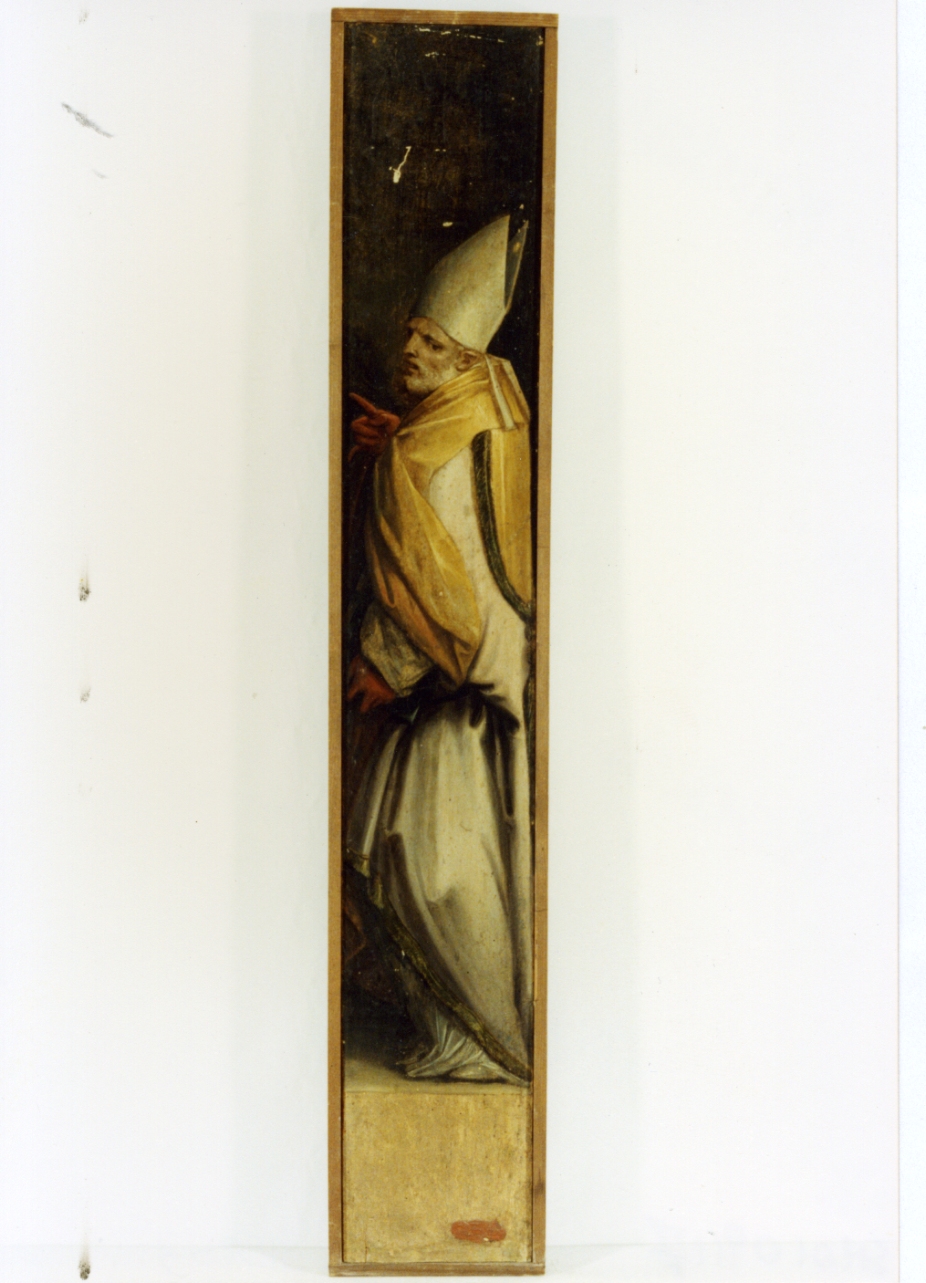Santo vescovo (dipinto) di Vasari Giorgio (sec. XVI)