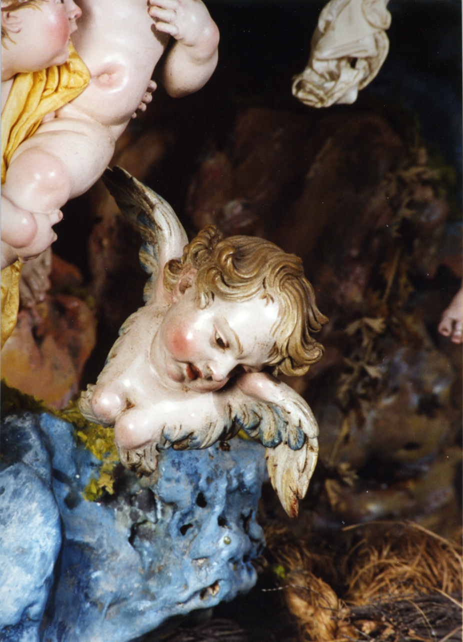 cherubino (statuetta di presepio) - bottega napoletana (secc. XVIII/ XIX)