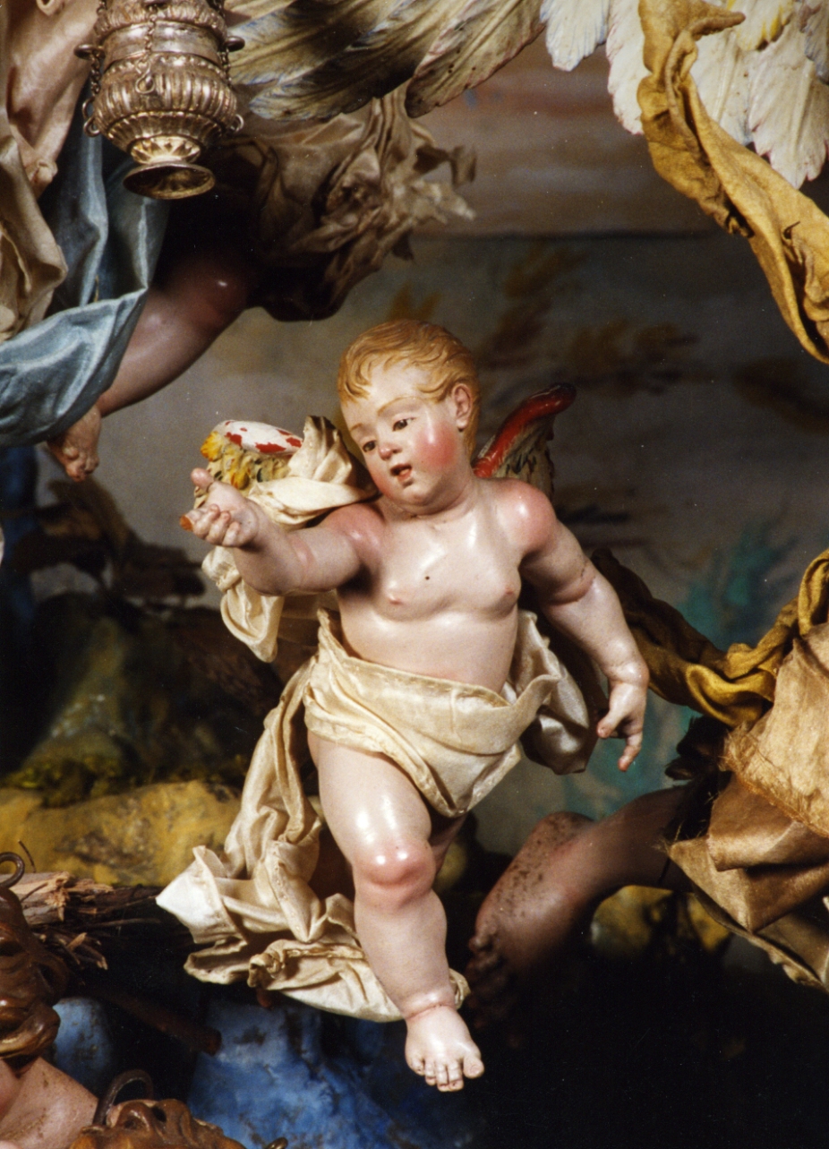 putto (statuetta di presepio) - bottega napoletana (secc. XVIII/ XIX)