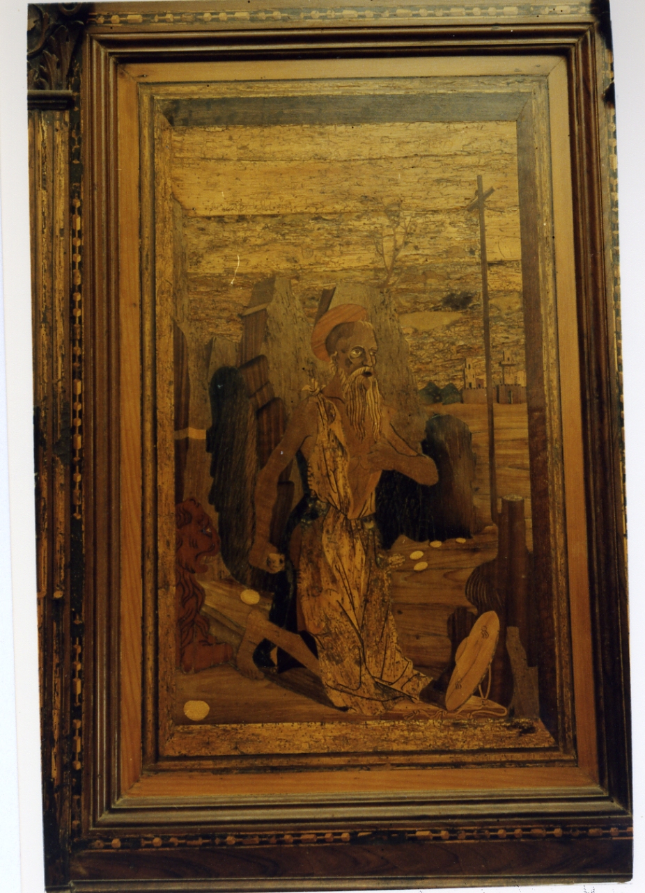 San Girolamo nel deserto (pannello) - bottega italiana (sec. XVI)