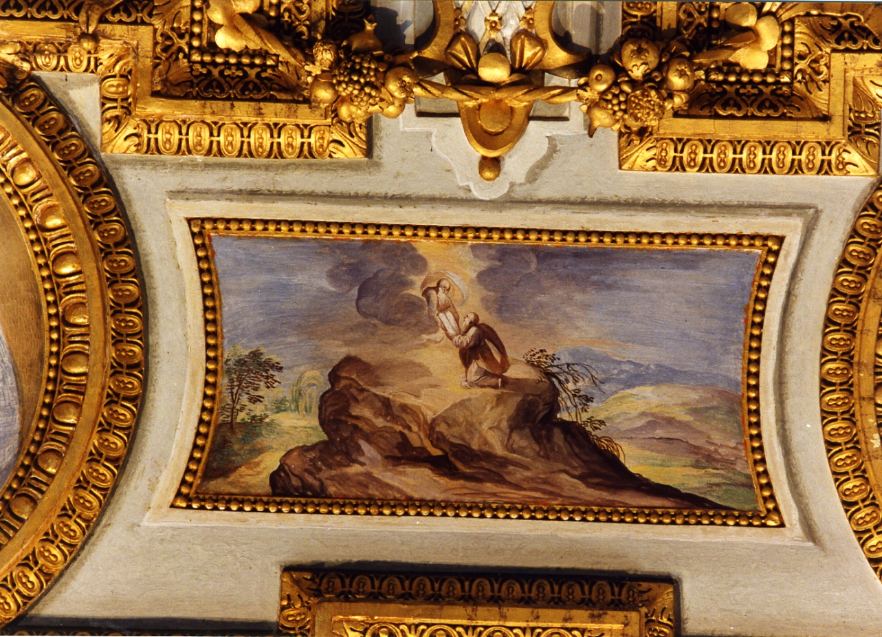 Mosè riceve da Dio le tavole della legge (dipinto) di Cesari Giuseppe detto Cavalier d'Arpino (sec. XVI)