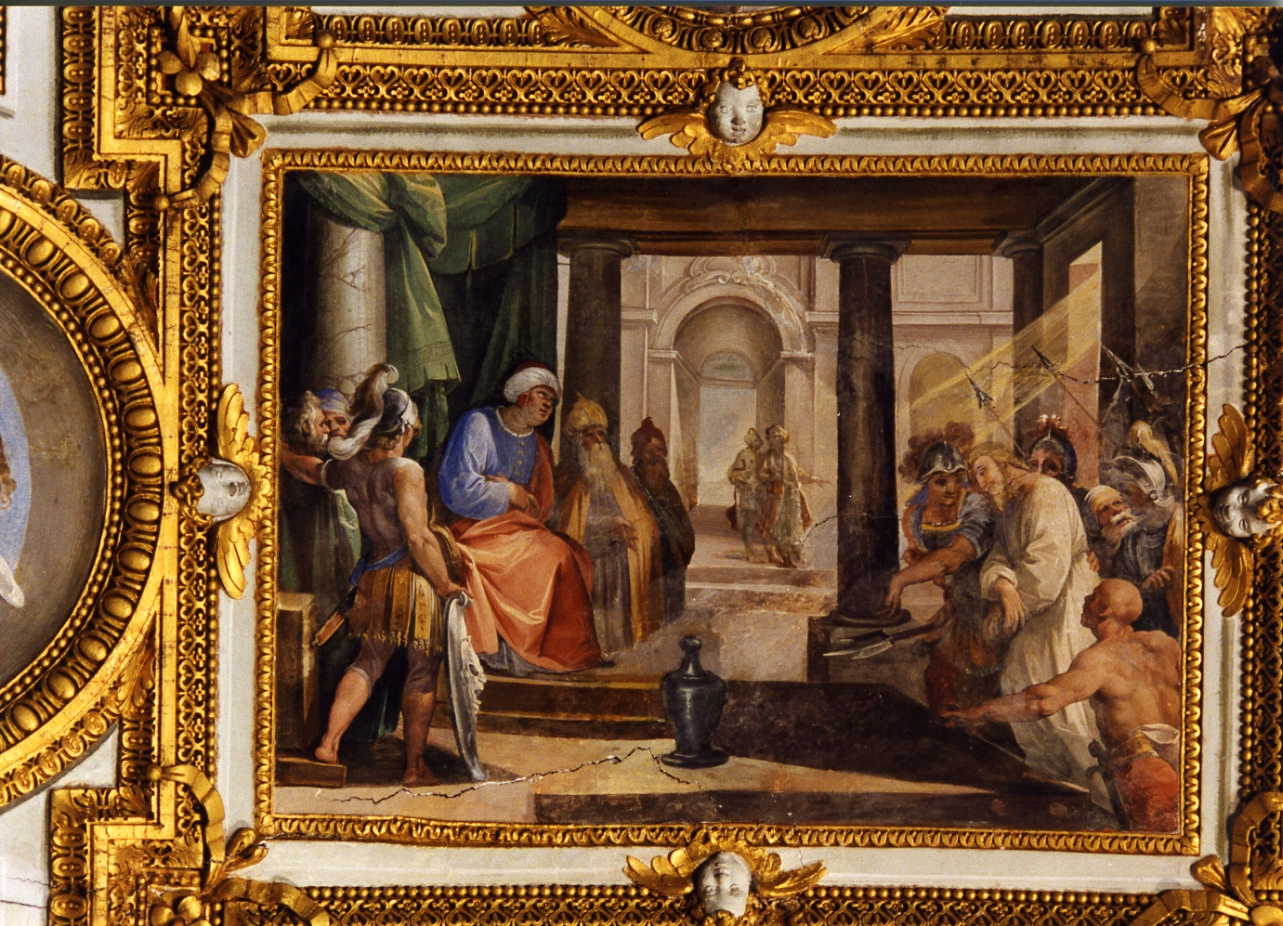 Cristo davanti a Pilato (dipinto) di Cesari Giuseppe detto Cavalier d'Arpino (sec. XVI)