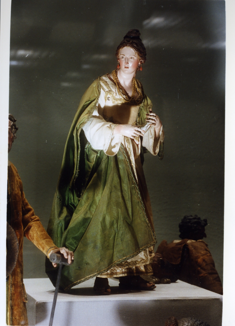 figura femminile (statuetta di presepio) di De Luca Giuseppe (fine/inizio secc. XVIII/ XIX)