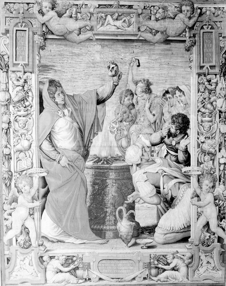 Il sacrificio di Alessandro (arazzo) - manifattura fiorentina (metà sec. XVI)
