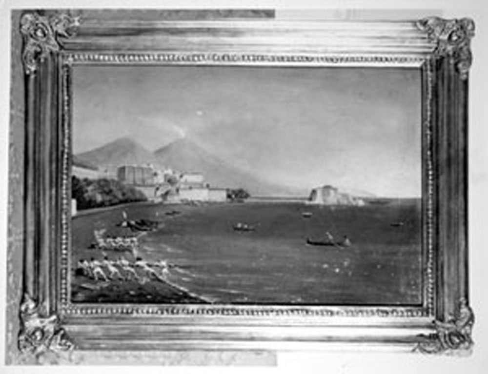 paesaggio marino (dipinto) - ambito napoletano (prima metà sec. XIX)