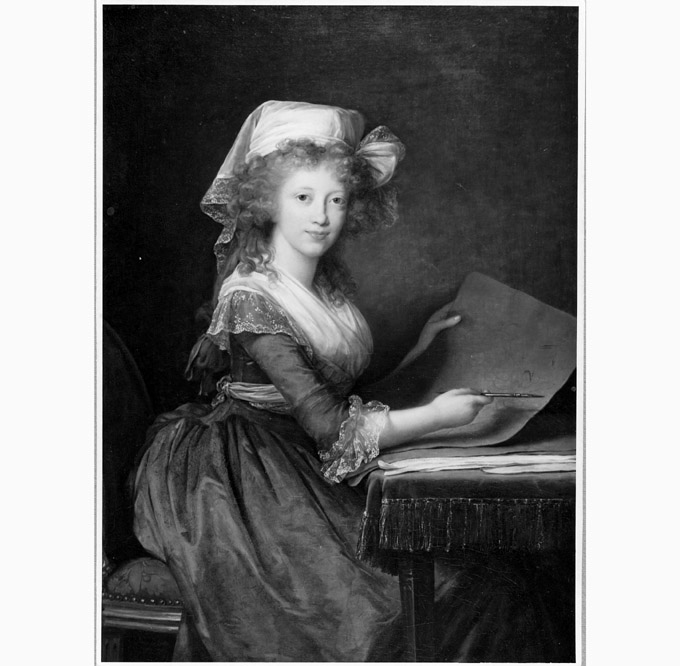 ritratto di donna (dipinto, serie) di Vigée Louis (sec. XVIII)