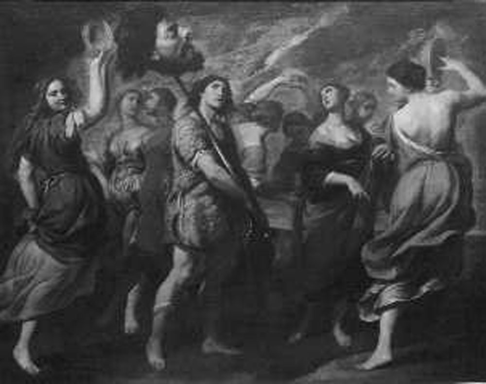 trionfo di David (dipinto) di Vaccaro Andrea (sec. XVII)