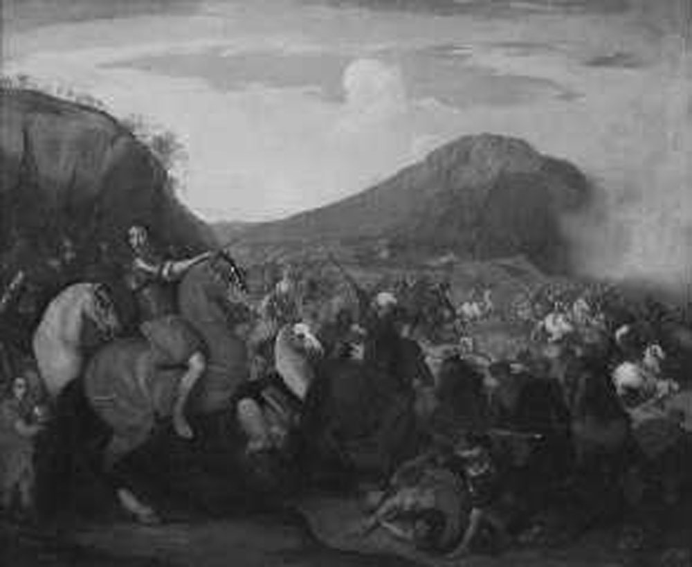 battaglia (dipinto) di De Lione Andrea (sec. XVII)