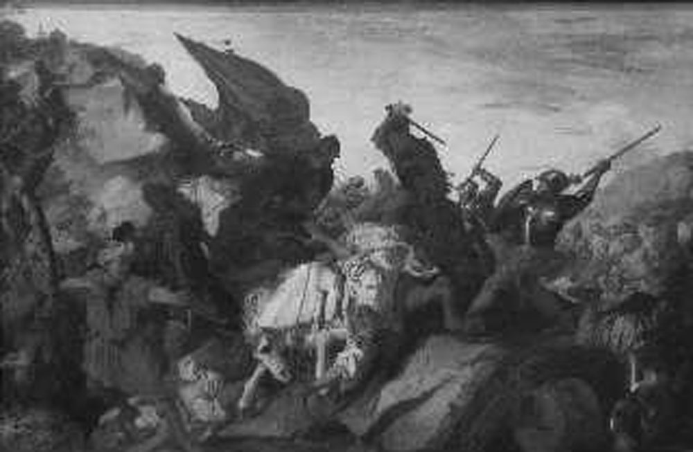 battaglia (dipinto) di De Lione Andrea (metà sec. XVII)