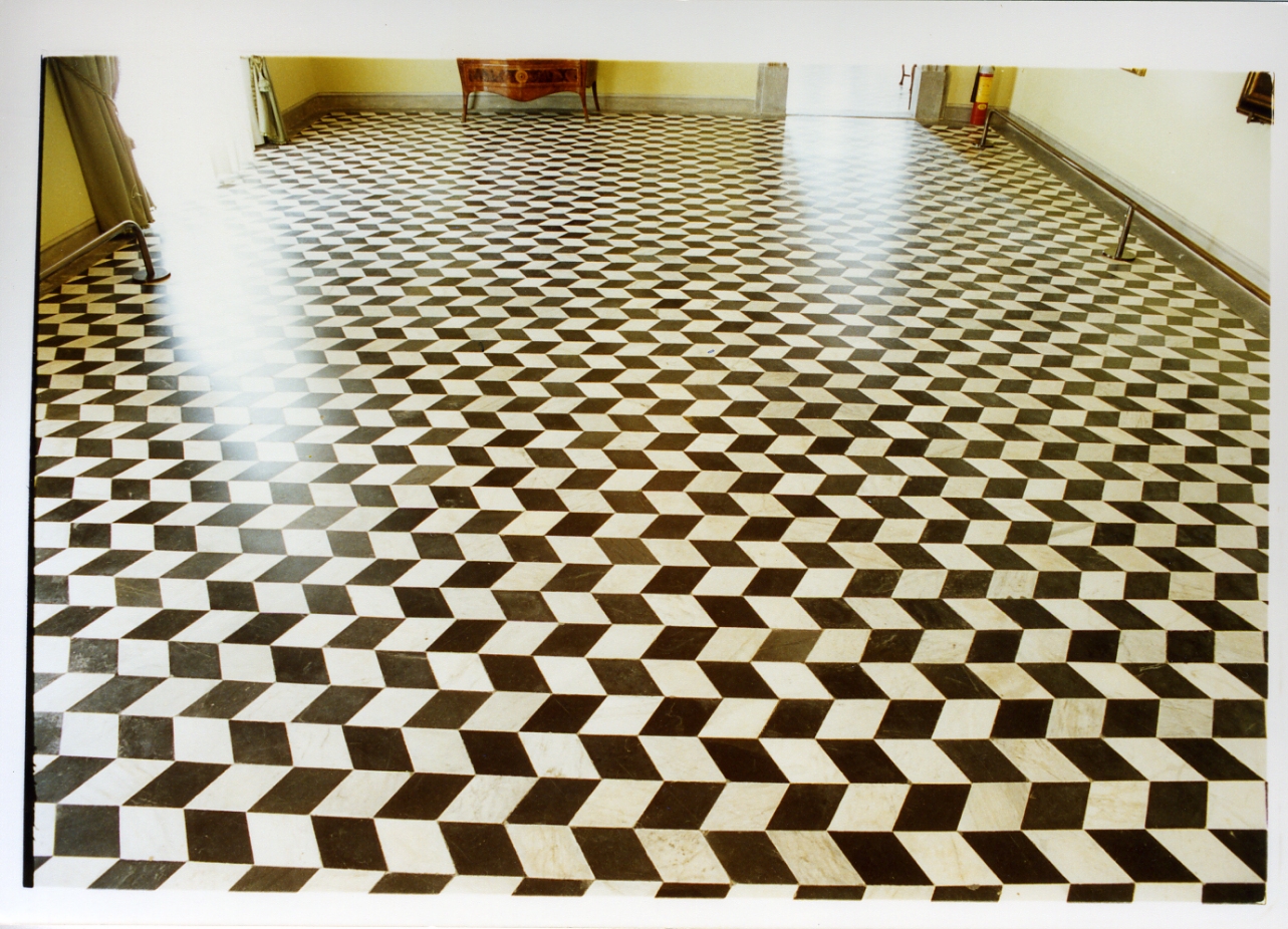 pavimento, serie - bottega napoletana (primo quarto sec. XVIII)