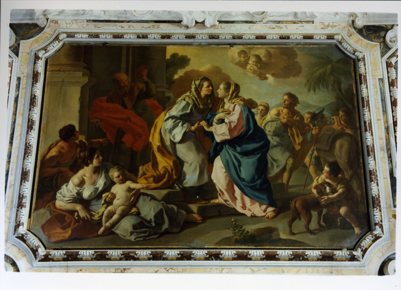 visitazione (dipinto) di De Mura Francesco (sec. XVIII)