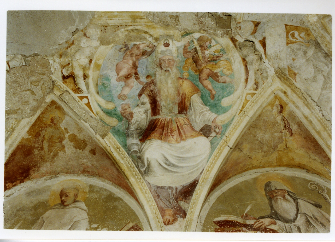 Padre della Chiesa (dipinto) di Corenzio Belisario (sec. XVII)